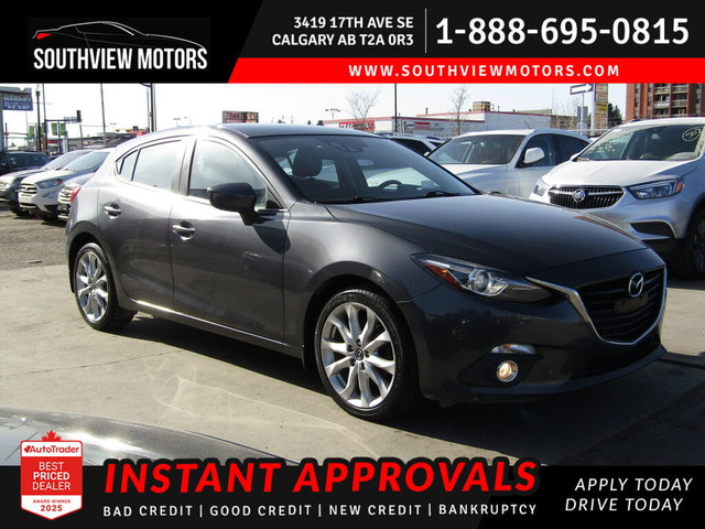 2016 Mazda Mazda3 HB Sport GT LOADED/HUD/LEATHER/SUNROOF/R.START in Cars & Trucks in Calgary