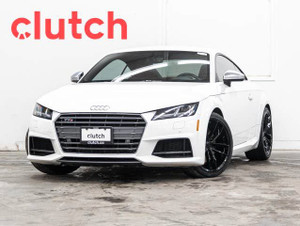 2016 Audi TTS Coupe 2.0 TFSI quattro AWD w/ Apple CarPlay, Heated Front Seats, Rearview Camera