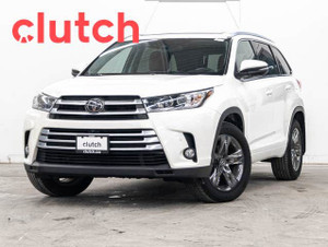 2017 Toyota Highlander Limited AWD w/ Panoramic Sunroof, Tri Zone A/C, 360 Degree Cam