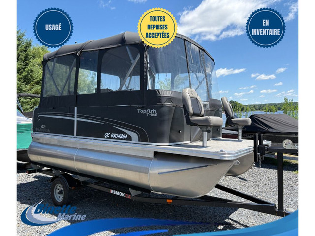 2023 Armada by JYS Top Fish T-168 ARMADA, PONTON 2 TUBES, MERCUR in Powerboats & Motorboats in Thetford Mines