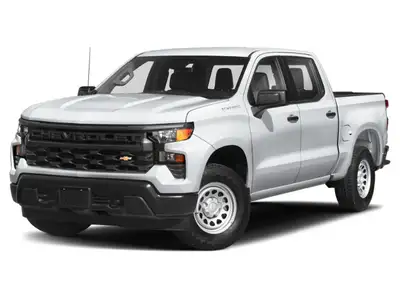 The 2025 Chevrolet Silverado 1500 RST in a striking white finish offers a robust and confident 4x4 d...