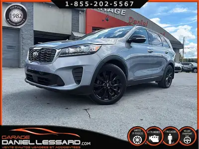 KIA SORENTO LX+ V6 AWD 7 PLACES MAG 19" BIZONE ANGLE MORT SIÈGES+VOLANT CHAUFFANT BALLONS OK POUR BE...