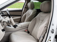 2019 Mercedes Benz S560 White Exterior on Beige Interior comes with Intelligent Drive Pkg, Navigatio... (image 8)
