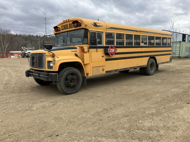 2002 GMC 54 Passenger Bus Blue Bird in Heavy Equipment in Grande Prairie