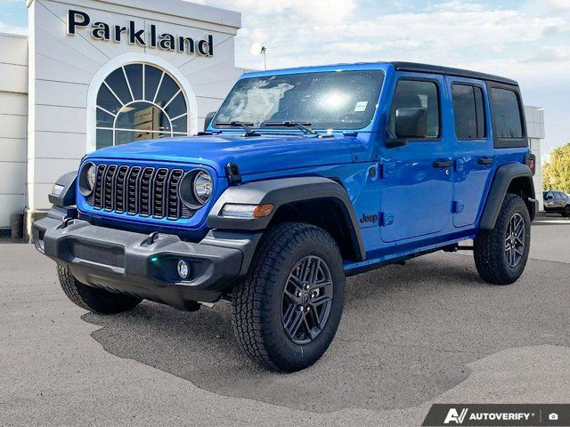 2025 Jeep Wrangler Sport S 4 Door 4x4 V6 Auto Nav Capable in Cars & Trucks in St. Albert