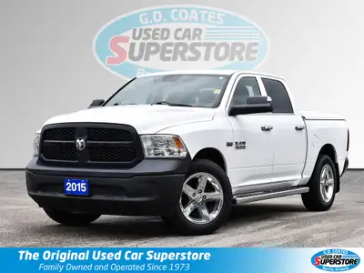 ***4 New Tires*** Get ready to roll with the 2015 Ram 1500 Crew Cab 5.7L, a heavy-duty pickup that’s...