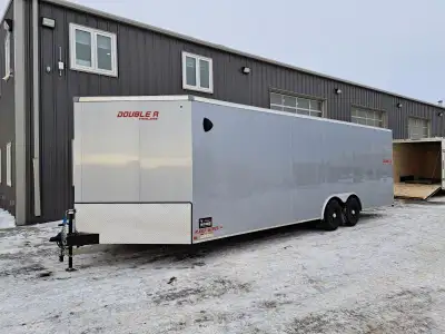 DELIVERY IN CALGARY & SURROUNDING AREAS AVAILABLE. 2024 Double A Trailers 8.5' x 24' Enclosed Cargo...