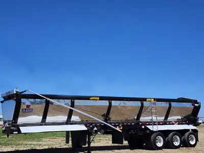 Comes with new safety sticker 2020 ABS 46ft Live Bottom / Floor Trailer Air Ride Suspension Lift 1st...