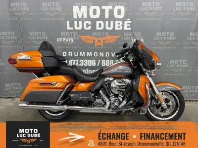 Harley-Davidson FLHTC Electra Glide Ultra 2016 28 431 KM MOTO CANADIENNE ALARME FREINS ABS RADIO CRU...