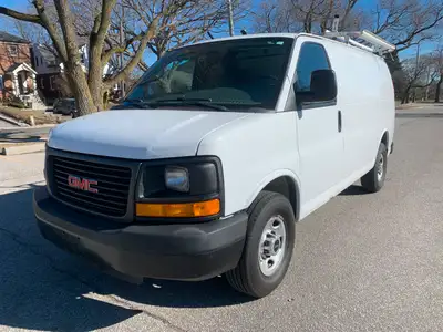 2013 Chevrolet Express Cargo Van G2500 With Ladder Rack and Divi