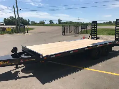 Miska 8 Ton Tandem Deckover Equipment Float Trailers - Made in Canada Starting at just $12,495.00 -...