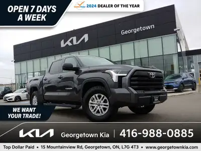 FEATURES: INTERIOR: Crewmax Cab Cloth Seats Tilt & Telescopic Steering Variable Intermittent Wipers...