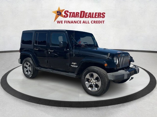 2016 Jeep WRANGLER UNLIMITED Sahara CLEAN MUSE SEE WE FINANCE AL in Cars & Trucks in London