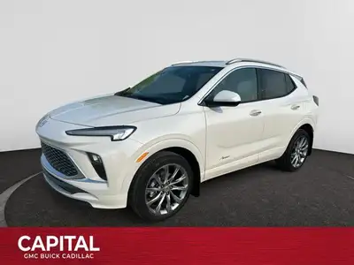 This 2025 Buick Encore GX in White Frost Tricoat is equipped with AWD and Turbocharged 1.3/ engine....
