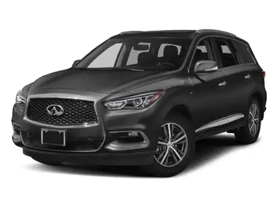 The 2017 INFINITI QX60 AWD 4dr in striking black exudes confidence with its all-wheel-drive drivetra...