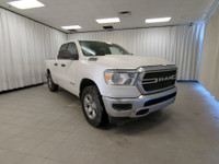 With commanding Diesel power, our 2020 RAM 1500 Tradesman Crew Cab 4X4 is ready for action in Bright... (image 1)