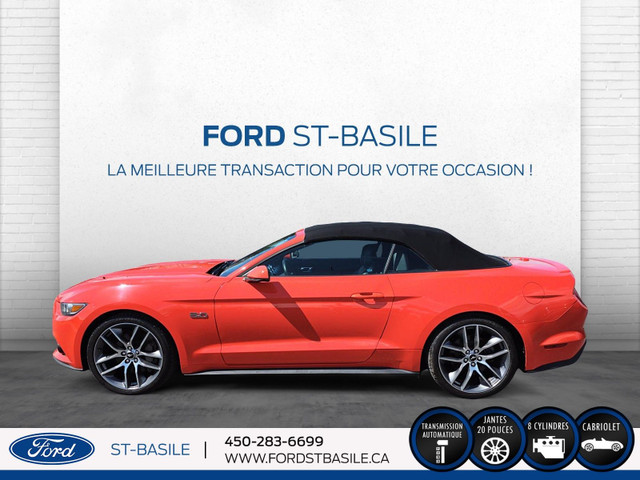 2015 Ford Mustang GT PREMIUM 5.0L CONVERTIBLE / NAVIGATION in Cars & Trucks in Longueuil / South Shore - Image 2