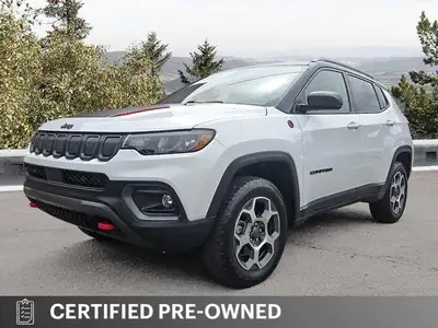 Recent Arrival! 2022 Jeep Compass Trailhawk I4 4WD 4WD, 10.25 Colour Display, 4G LTE Wi-Fi Hot Spot,...