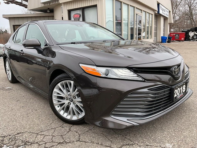  2018 Toyota Camry XLE -LEATHER! BACK-UP CAM! BSM! PANO ROOF! in Cars & Trucks in Kitchener / Waterloo