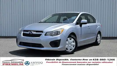2013 Subaru impreza 2.0L AWD MANUELLE —- FINANCEMENT MAISON DISPONIBLE AVEC ACOMPTE DE 2,400$ +tx---...