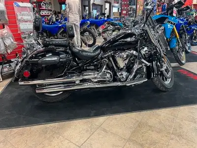 Black Beauty Midnight Silverado Limited Edition Yamaha Roadstar #76 of 500 Produced Features: Studde...