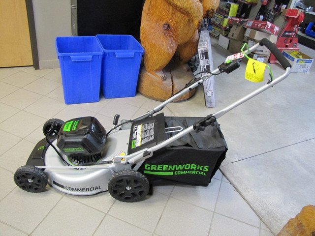 Greenworks 21in. Electric Push Mower in Farming Equipment in Peterborough - Image 4