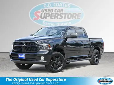 Hey, check this out! This 2018 Ram 1500 Express Crew Cab 4x4 is a One-Owner Beast Ready to Roar! A t...