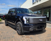 This brand new ANTIMATTER BLUE METALLIC 2025 FORD F-150 LIGHTNING LARIAT is powered by an ELECTRIC E... (image 1)