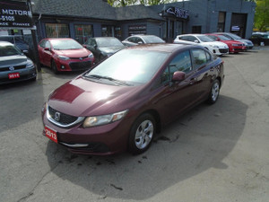 2013 Honda Civic LX/ VERY CLEAN / WELL MAINTAINED / AC / FUEL SAVER