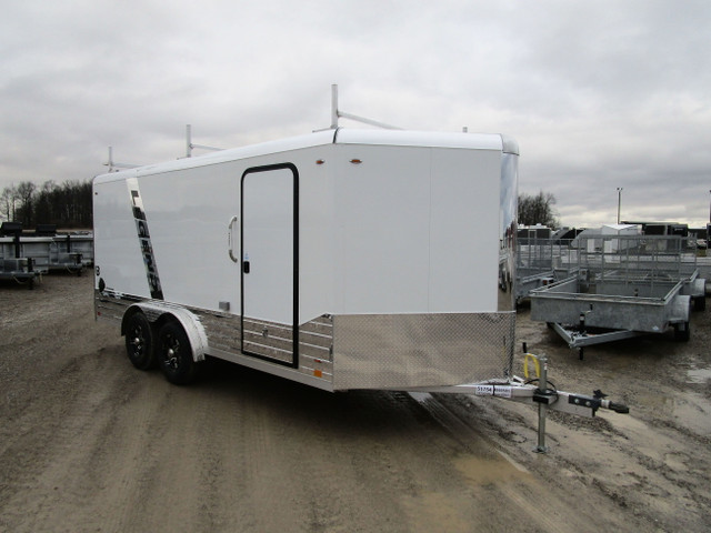 2023 Legend 8 Wide Aluminum Deluxe V-Nose - 8' x 19'! in Cargo & Utility Trailers in Barrie - Image 2