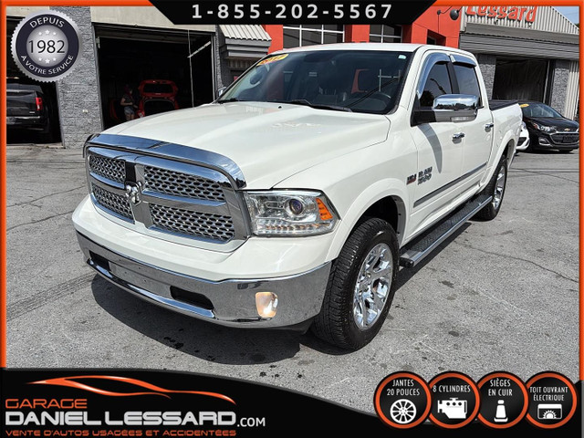 Ram 1500 LARAMIE CREW BOITE 5.5', CUIR VENTILÉ, TOIT, GPS 2017 in Cars & Trucks in St-Georges-de-Beauce - Image 3