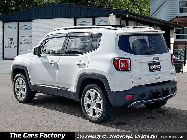 2018 Jeep Renegade Limited 4WD Leather MySky Roof CarPlay - Mint in Cars & Trucks in City of Toronto - Image 4