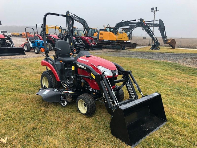 2022 YANMAR SA223 TRACTOR WITH LOADER AND MOWER in Farming Equipment in London