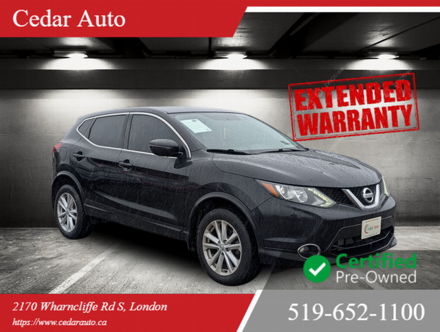2018 Nissan Qashqai 2 YEAR POWERTRAIN WARRANTY | SV | FWD | MANA in Cars & Trucks in London