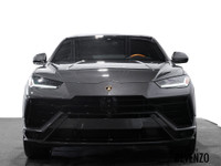 2023 Lamborghini Urus S 657hp, Grey Metallic on Leather Package in Black with Orange Trim, Orange Le... (image 8)
