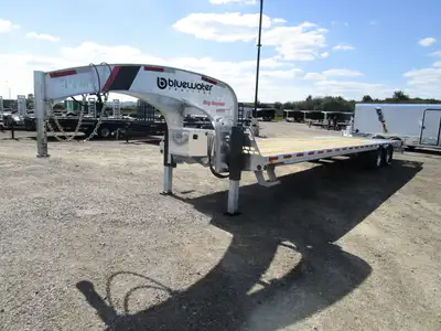 SALE!! REGULAR PRICE $47, 470 NOW ONLY $45,540!! K-Trail Galvanized Beavertail Gooseneck Trailer 35,...