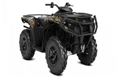NEW 2025 Can-Am Outlander Pro HD7 Hunting Edition in wildland camo/black. This capable 1-up utility...
