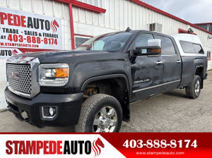2016 GMC Sierra 3500 DENALI | 6.6L DIESEL | CREW CAB | LONG BOX | CAB COVER | 4X4 | LEATHER HEATED SEATS