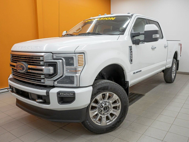 Ford F-250 LIMITED FX4 CREW 4X4 *DIESEL* TOIT *PNBV 9990 LBS 202 in Cars & Trucks in Laurentides
