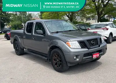 2019 Nissan Frontier SV SV Midnight 4x4 | One Owner Gun Metallic 4.0L V6 4WD 5-Speed Automatic 4D Cr...