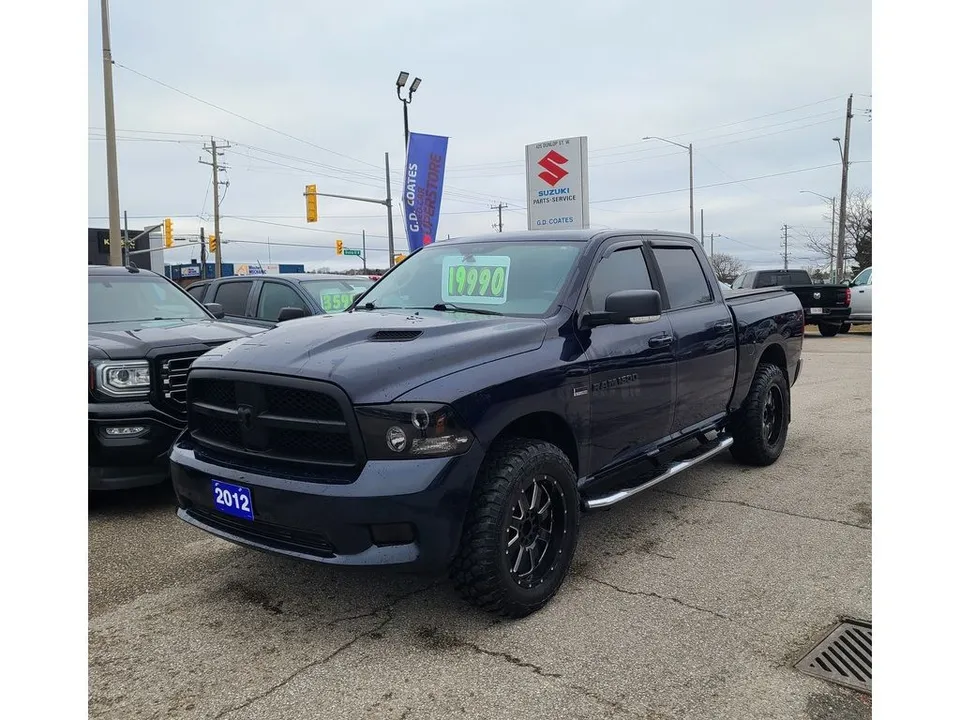 2012 Ram 1500 Sport Crew Cab 4x4 ~Nav ~Camera ~Leather ~Moonroo