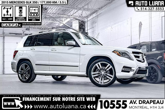 2015 MERCEDES-BENZ GLK-Class GLK350 AWD/CAM/NAVI/TOIT/MAGS AMG in Cars & Trucks in City of Montréal