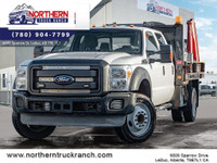 2011 Ford F-550 Chassis XL CREW CAB DUMP TRUCK WITH A PICKER...