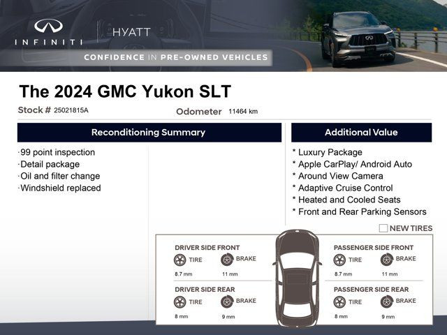 2024 GMC Yukon SLT - Luxury Package | Apple CarPlay | 360 in Cars & Trucks in Calgary - Image 2