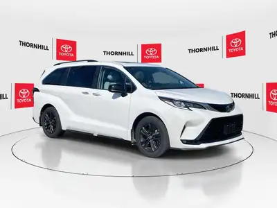 This, is a White 2024 Toyota Sienna with XSE AWD 7-Passenger TECHNOLOGY Package, Featuring:~ No Acci...
