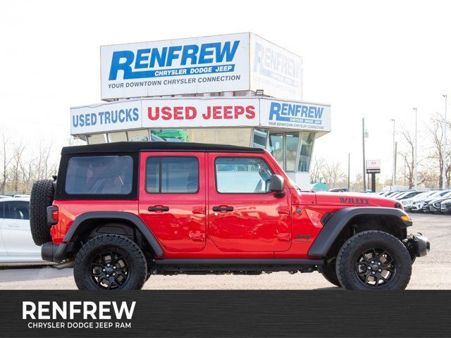 2024 Jeep Wrangler Willys, Turbo, Rear Locker, 12 Inch Screen in Cars & Trucks in Calgary