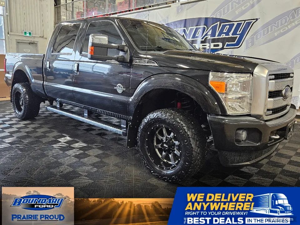 2015 Ford F-350 Platinum FX4 | MoonRoof | Nav | Htd/Cld Leather
