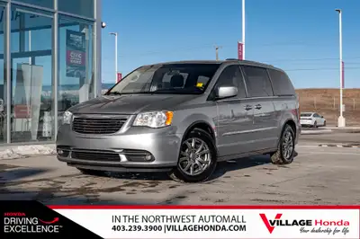 Used 2015 Chrysler Town & Country Touring in Silver with Black interior for sale in Calgary at Villa...