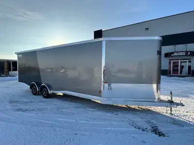 2024 Mission Aluminum Trailers Enclosed Inline Snow MES7.5X24Just the right amount of storage for an...
