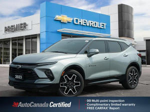 2023 Chevrolet Blazer RS | Heated and Cooled Seats | Bose Audio | Memory Seating | Lane Keep Assist